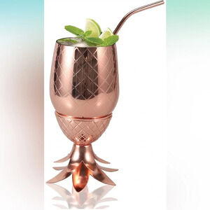 16 oz Stainless steel pineapple tumbler (3 pcs)